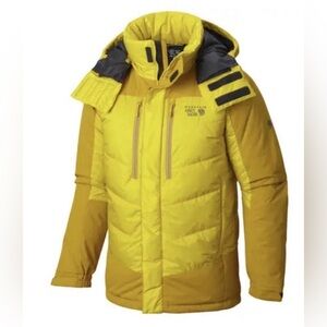 Mountain Hardwear Glacier Guide Down Parka - Men's-Electron Yellow-M